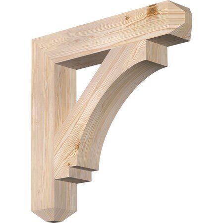 Ekena Millwork Imperial Craftsman Smooth Bracket, Douglas Fir, 5 1/2"W x 32"D x 32"H BKT06X32X32IMP04SDF
